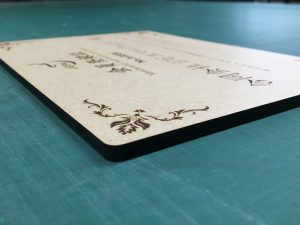 レーザー加工プレート