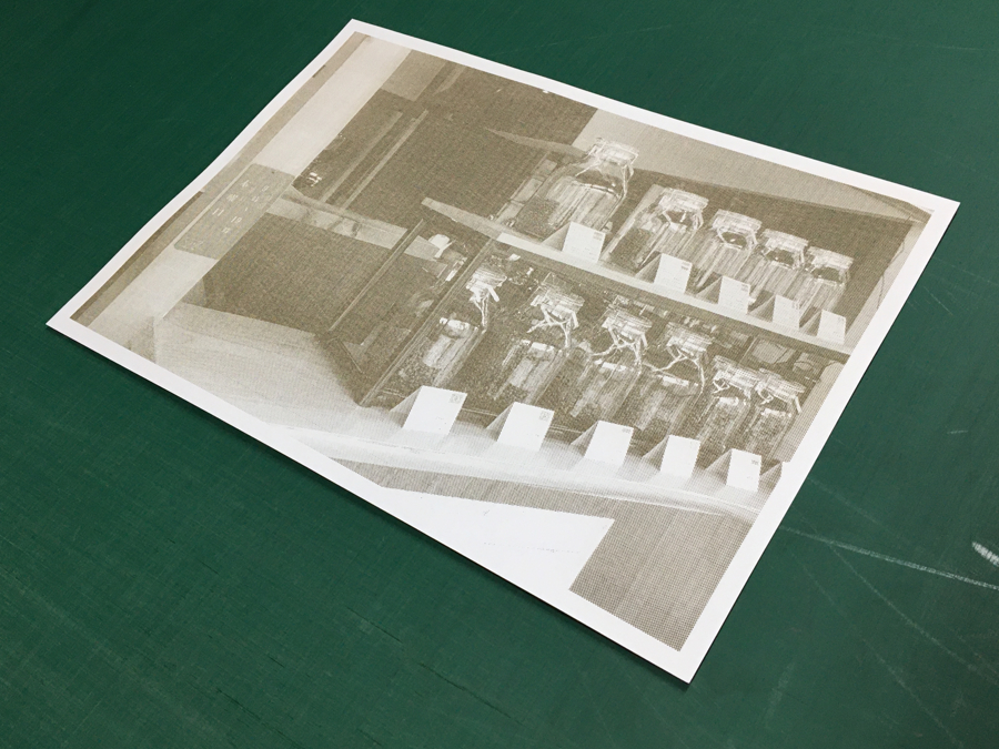 写真のレーザー切り絵