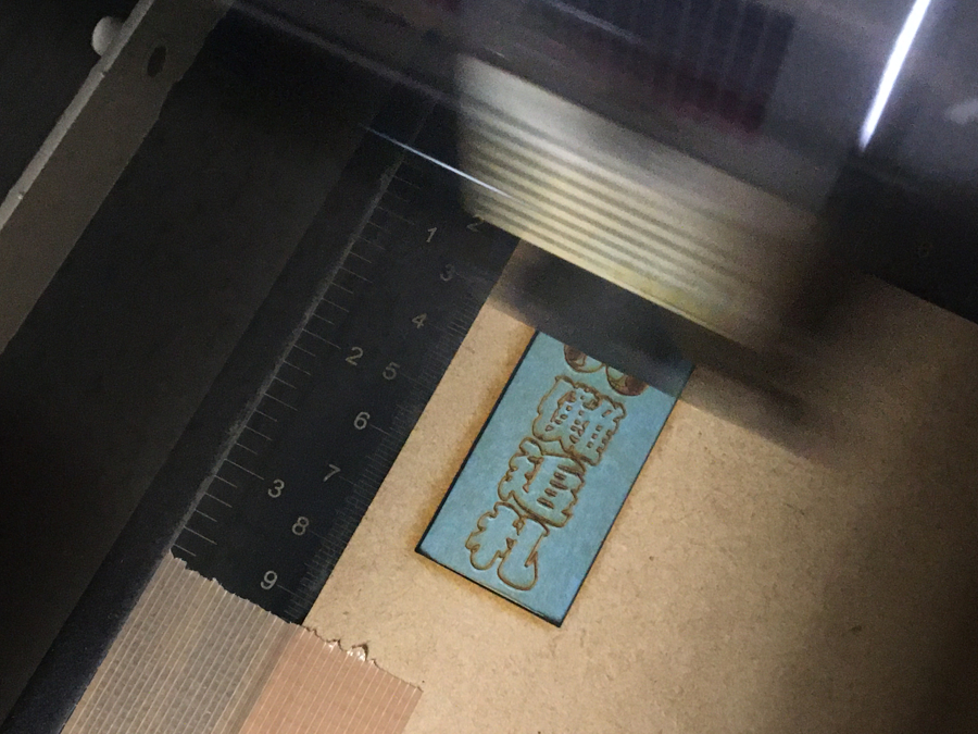 表面のレーザー彫刻