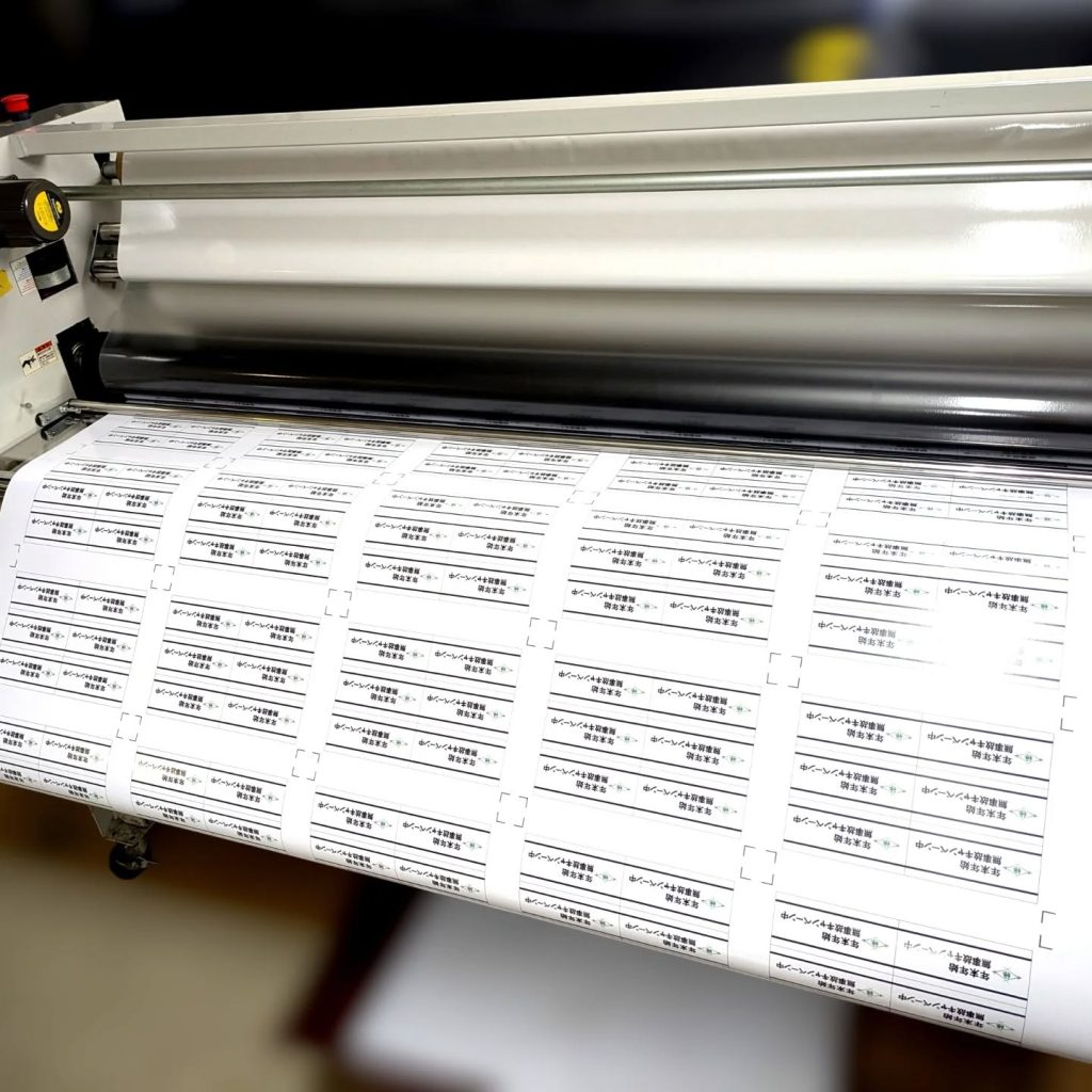 色あせと擦り傷防止のためにラミネート加工